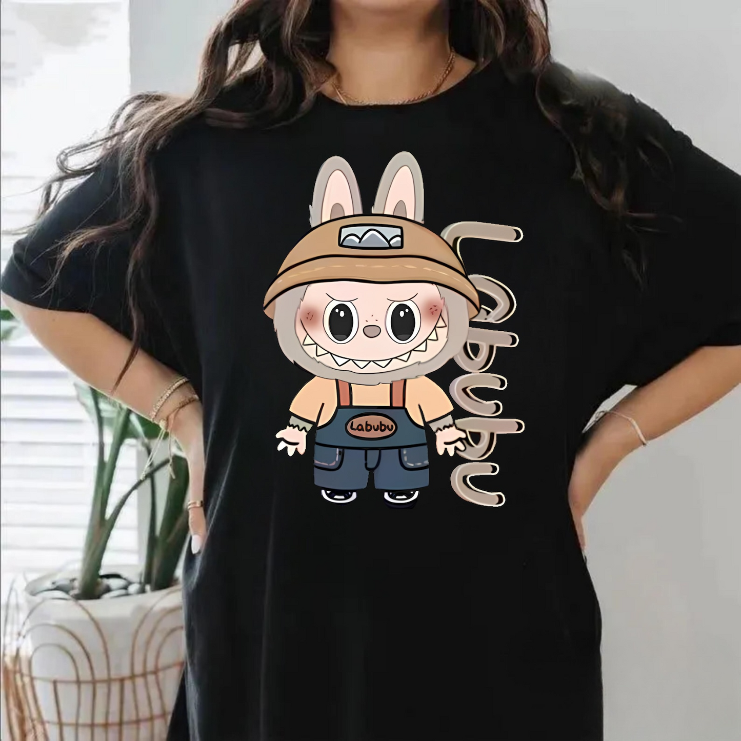 Labubu Shirt, Funny Labubu T-shirt, Labubu Inspired Shirt, Gift for Labubu Fans, Harajuku Style, Animal Tee, Custom