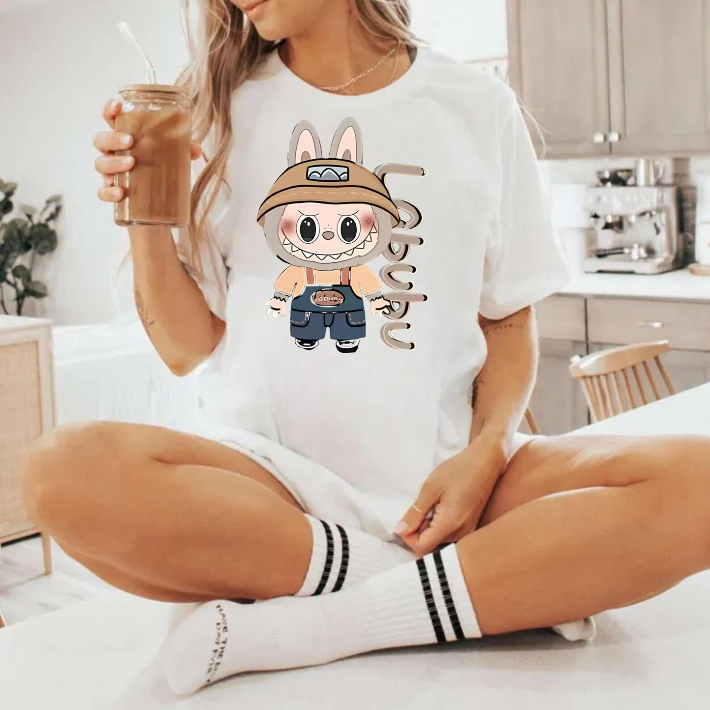 Labubu Shirt, Funny Labubu T-shirt, Labubu Inspired Shirt, Gift for Labubu Fans, Harajuku Style, Animal Tee, Custom