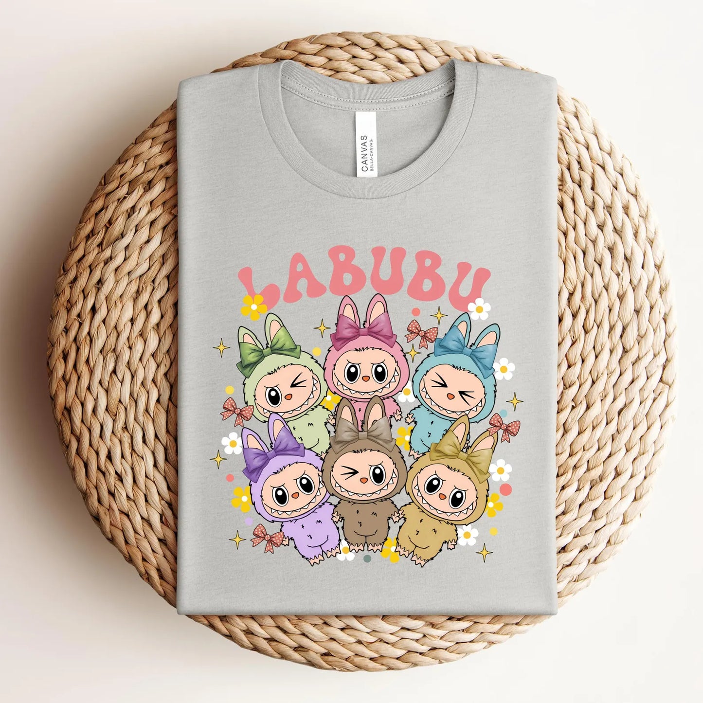 Labubu Shirt, Cute Cartoon Dolls Graphic Teet, Anime Chibi Style Shirt, Matching Friends, Labubu sweatshirt
