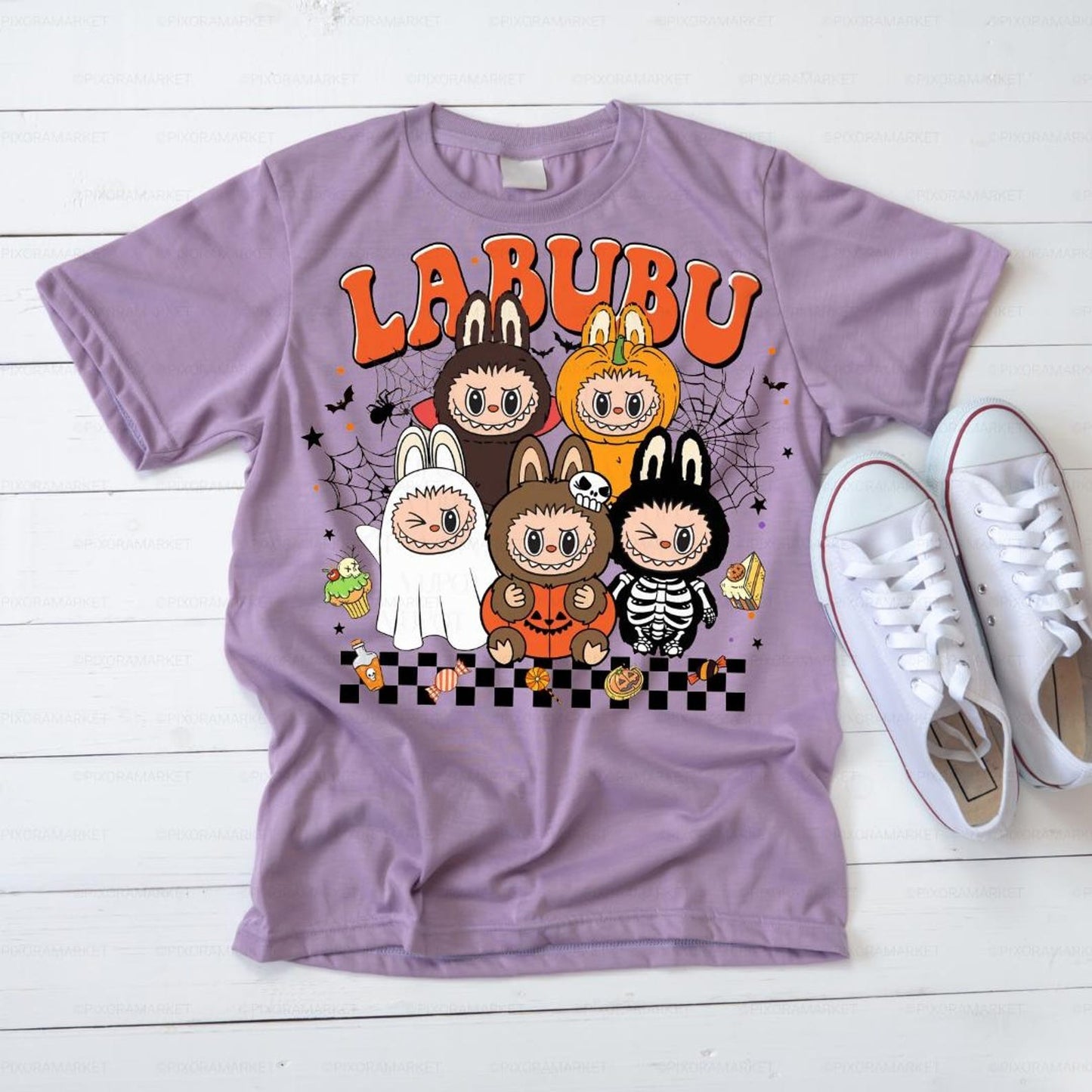 Funny Halloween Labubu T-Shirt