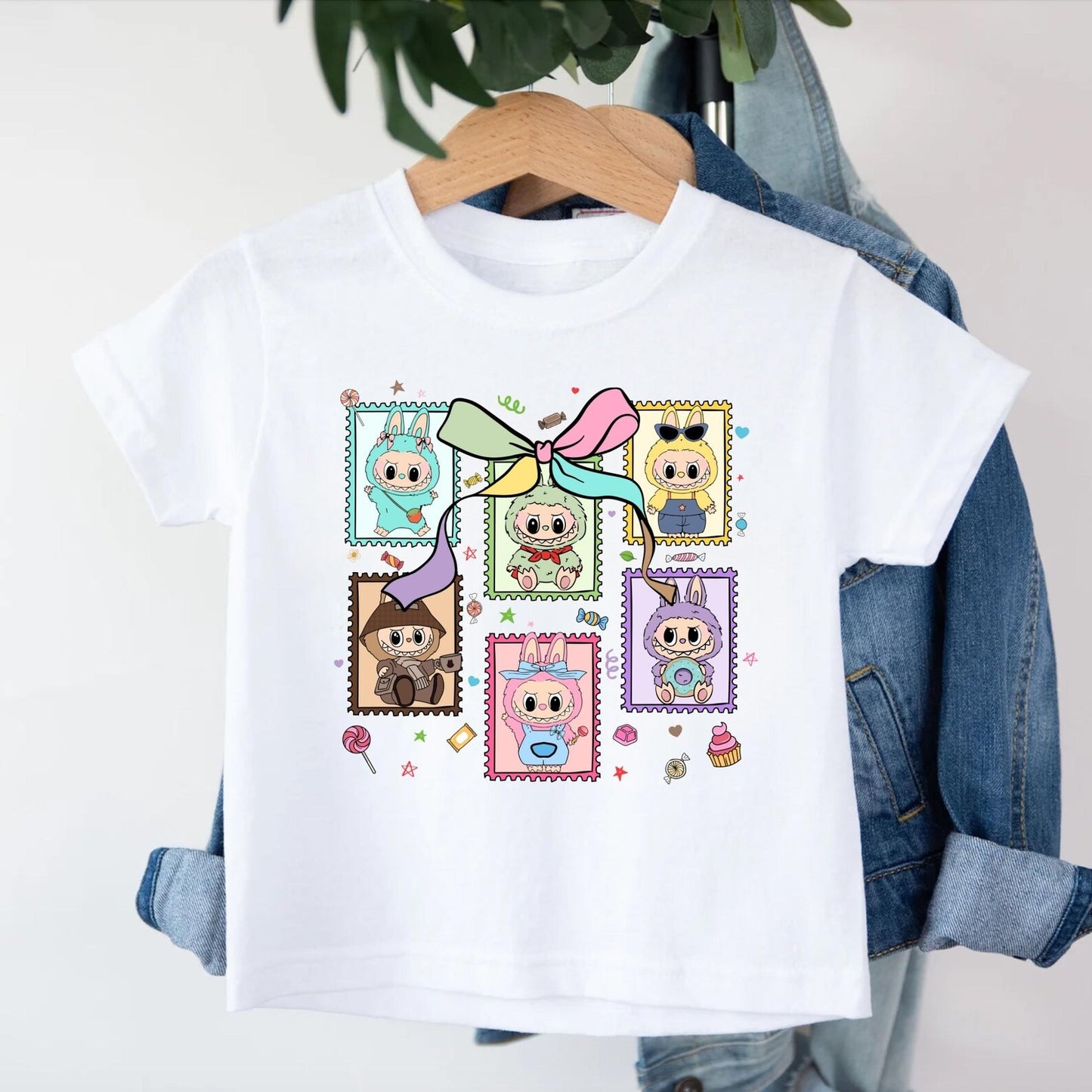 Labubu Cute Coquette Shirt, Labubu T-shirt, Labubu Graphic Tee, Labubu Monster Collectables, Coquette Pink Labubu, Labubu Lover Gift