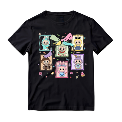 Labubu Cute Coquette Shirt, Labubu T-shirt, Labubu Graphic Tee, Labubu Monster Collectables, Coquette Pink Labubu, Labubu Lover Gift