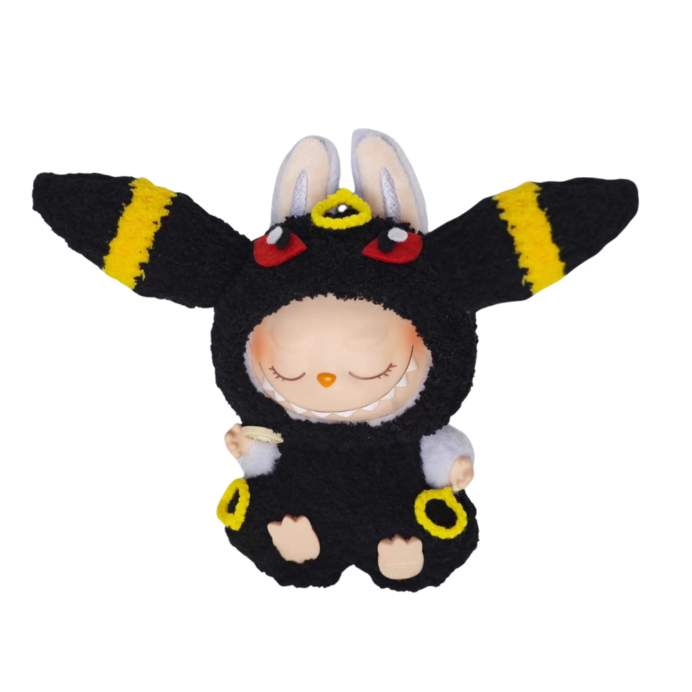 Labubu Cosplay Umbreon Fuzzy Suit