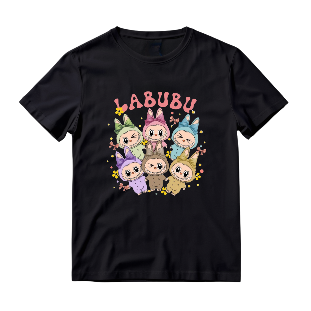Labubu Shirt, Cute Cartoon Dolls Graphic Teet, Anime Chibi Style Shirt, Matching Friends, Labubu sweatshirt