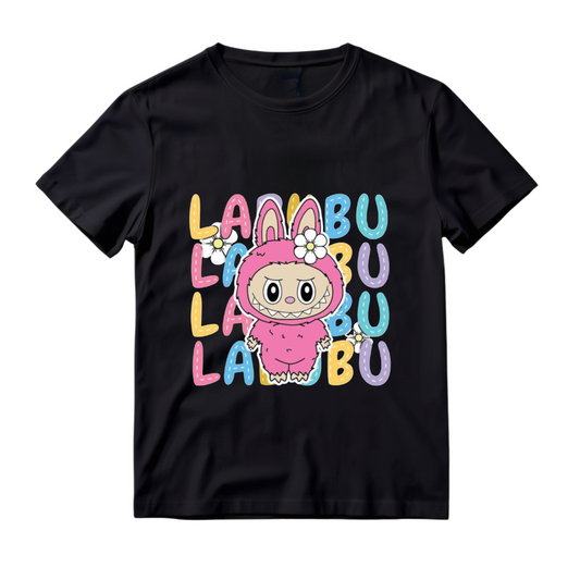 Labubu T-Shirt, Funny Labubu Doll shirt, Labubu clothes, Labubu Inspired Gift For Labubu Fans Harajuku Style Tee