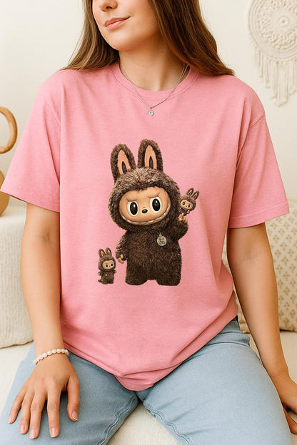 Labubu Shirt, The Labubu Monsters Graphic Tee, Soft Anime Aesthetic Tee, Cute Gift for Girlfriend