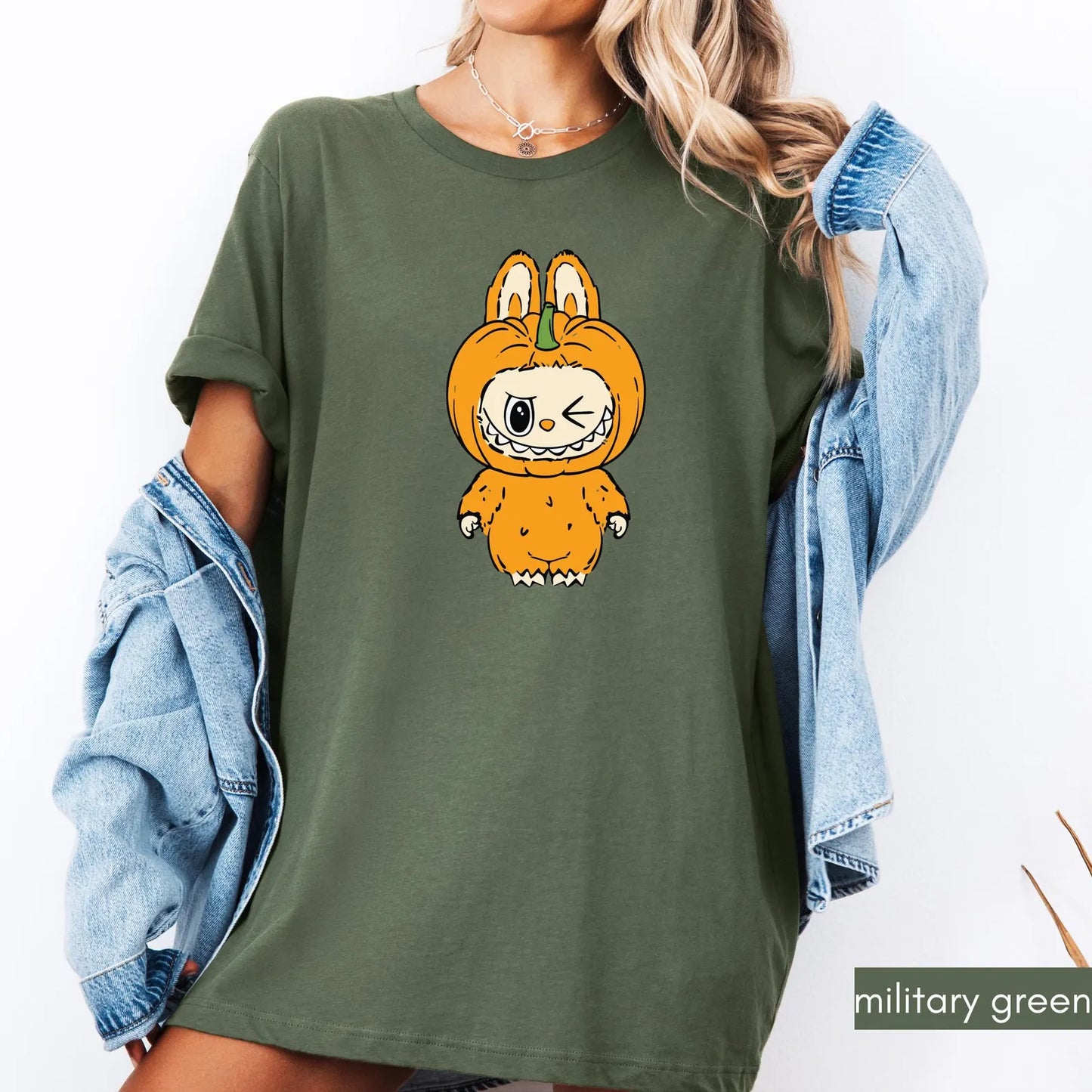 Labubu Halloween Shirt, Spooky Labubu Clothes, Kids Halloween t-shirt, Perfect Halloween Party Gift,Labubu Outfit