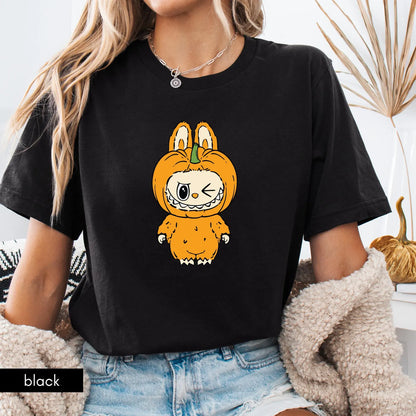 Labubu Halloween Shirt, Spooky Labubu Clothes, Kids Halloween t-shirt, Perfect Halloween Party Gift,Labubu Outfit